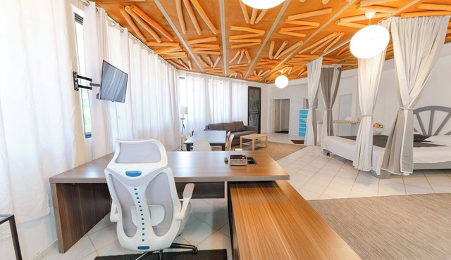 Centric Studio in Sosua Center Pool & Workspace