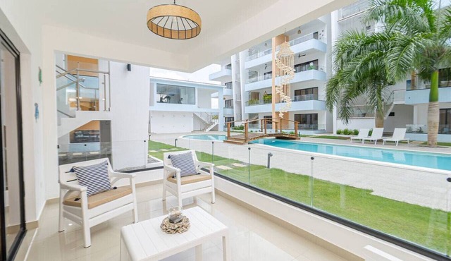 Chic 2BR Sunshine Bayahibe · Pool · Beach · Town Center · AC