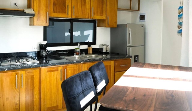 Cozy 1-bedroom apartment in tranquil Puerto Plata with WiFi, AC in Puerto Plata