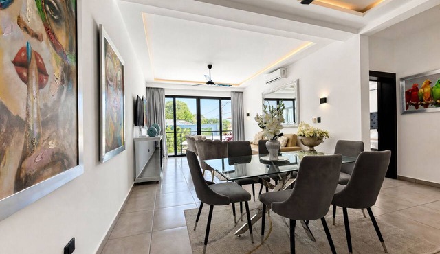 Cozy 1-bedroom apartment in tranquil Sosúa with AC, Hot Water, Pool and GYM in Sosúa