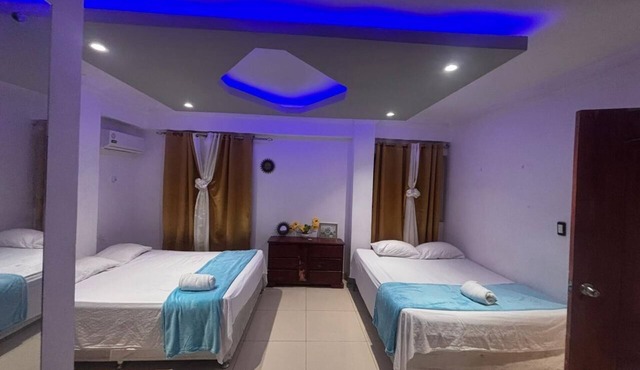 Cozy 1-bedroom hotel in serene Santo Domingo with AC