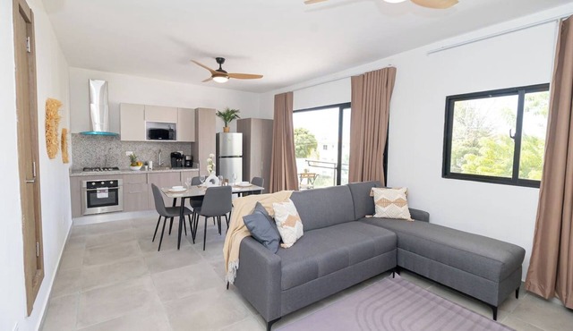 Elegant 2BR Portofino Bayahibe · Pool · BBQ · Beach · AC