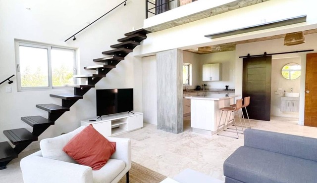 Gorgeous Loft in Encuentro 5' walking to the beach