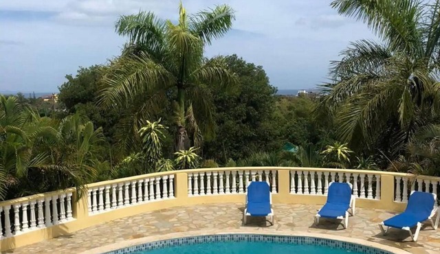 Guest-friendly 4BD villa near beach/bars/shops, pool/tennis/basket/soccer in Sosúa
