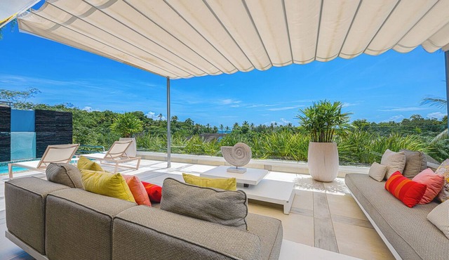 Luxury Oceanview Duplex pvt pool jacuzzi chef in Las Terrenas