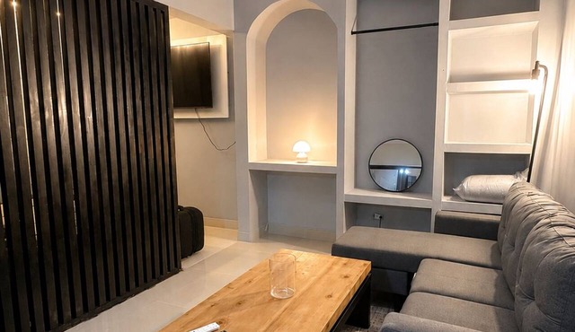 Modern loft + terrace kitchen | in a residential complex in Concepción de La Vega
