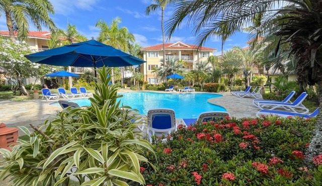Poolside 2 Bedroom in Beachfront Complex, Cabarete