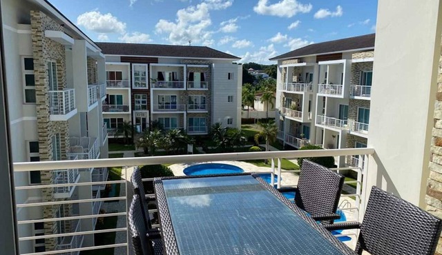 Quiet Family-friendly 2-bedroom condo in Sosua gated residence. No pets/parties