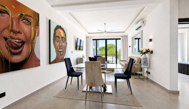 Stylish 1-Bed – LAP Pool - Wi-Fi - GYM - Hot water in Sosúa