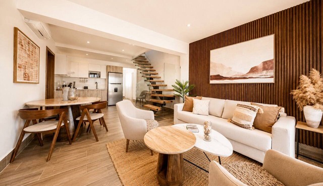 Stylish Penthouse 2 Floors 5 min Juanillo Beach