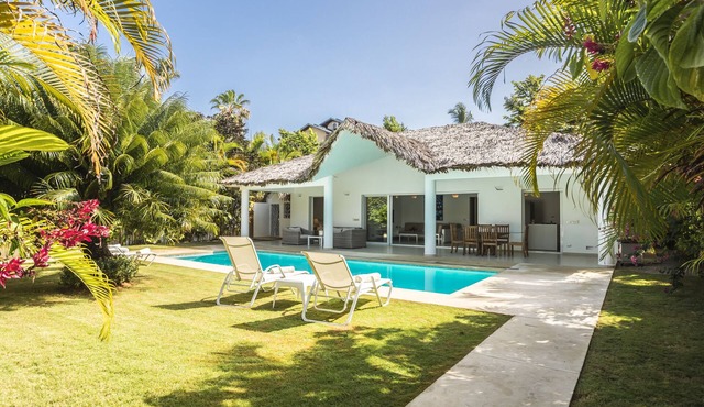 Villa Clarissa 6 : Piscine Privée 100 M de la Playa Ballenas in Las Terrenas