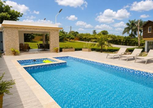 Villa la Santa, piscina infinita - Jacuzzi
