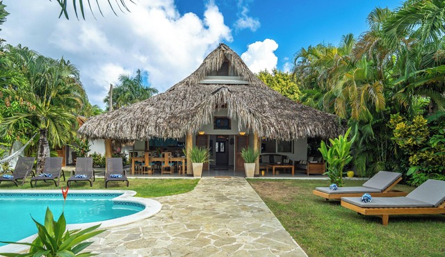 Villa Uva del Mar - 4 CH A/C - 4.5 SDB - Private Pool - Garden- BBQ- 100 M Beach in Las Terrenas