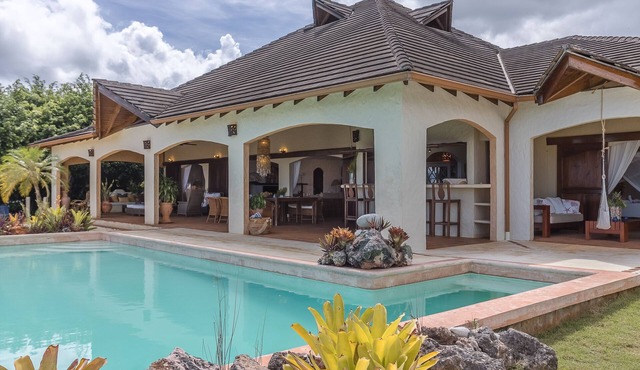 Villa with an exceptional view and a private pool in Las Terrenas