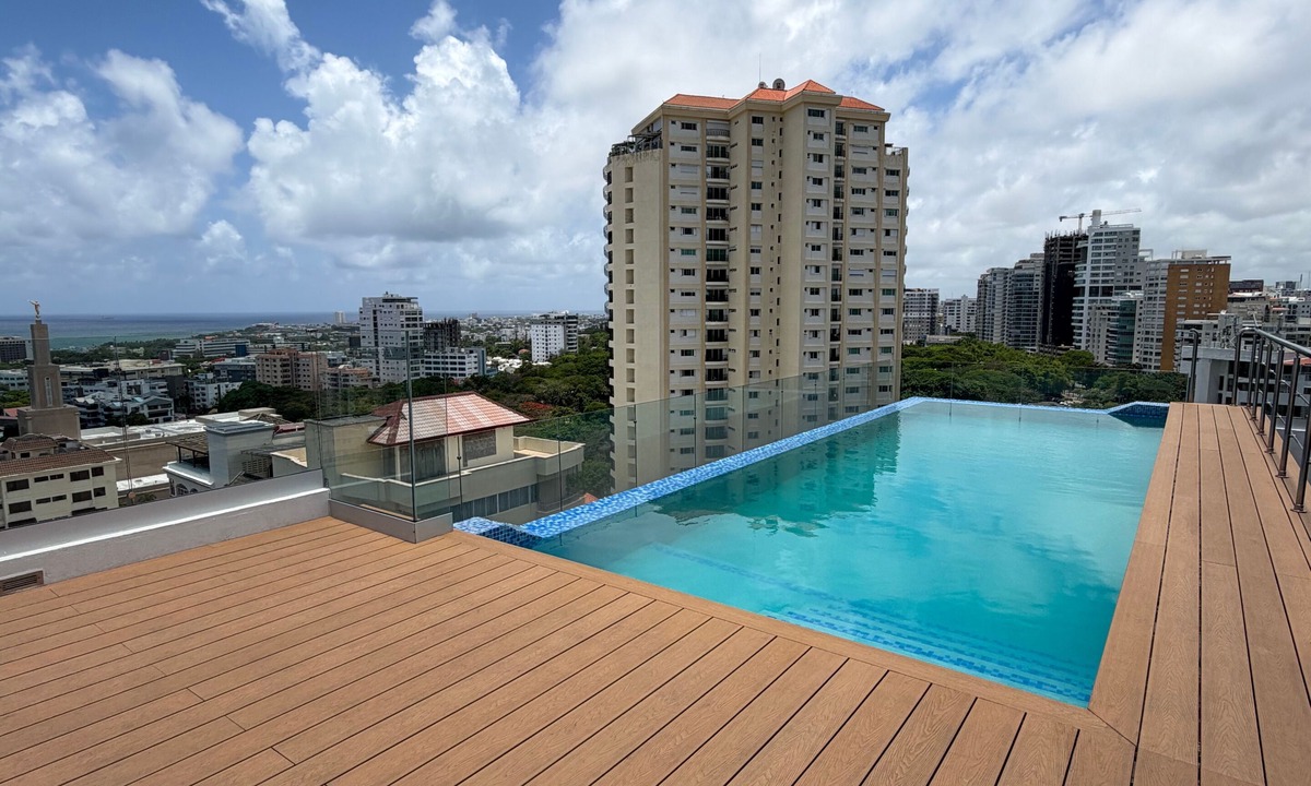 Downtown Santo Domingo Apartment | Modern Ocean View 1BR in La Esperilla, Pool, Gym
