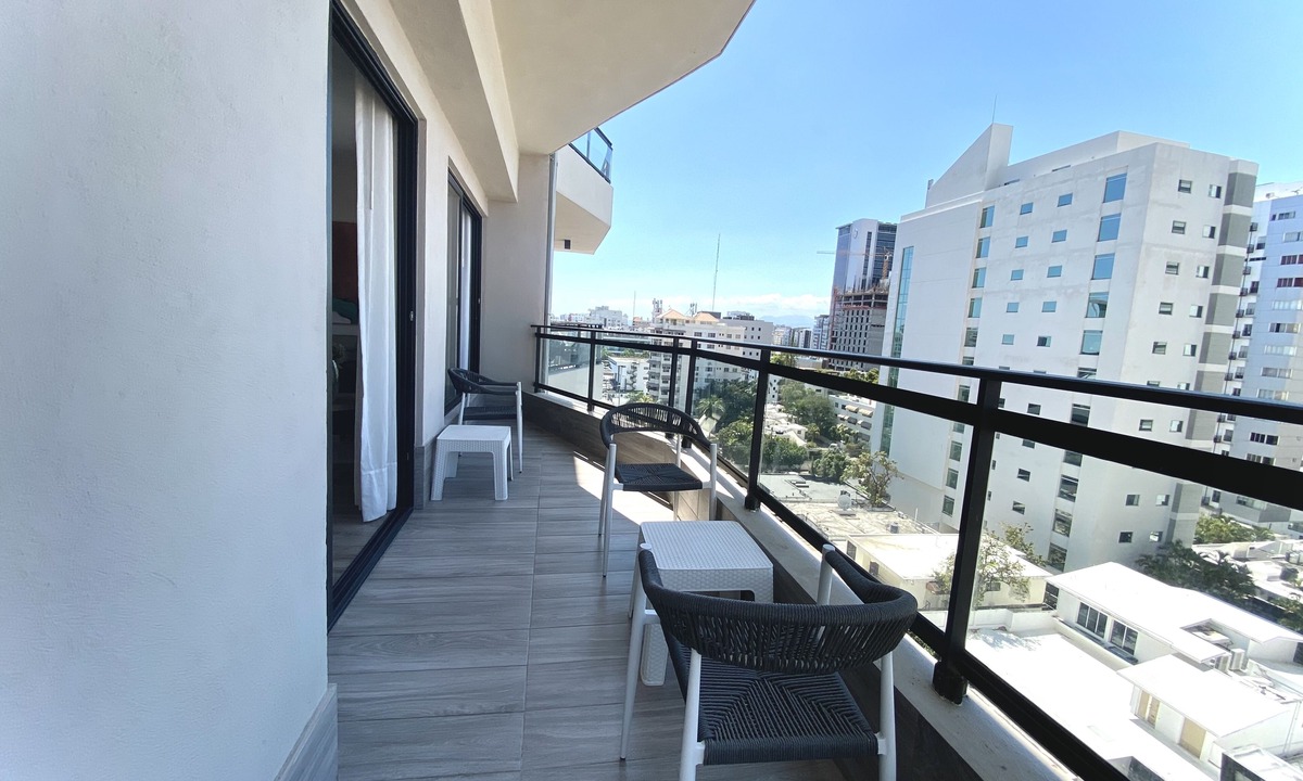 Downtown Santo Domingo Condo | Living I (Piantini)with Amazing View(Pool&Gym&SPA