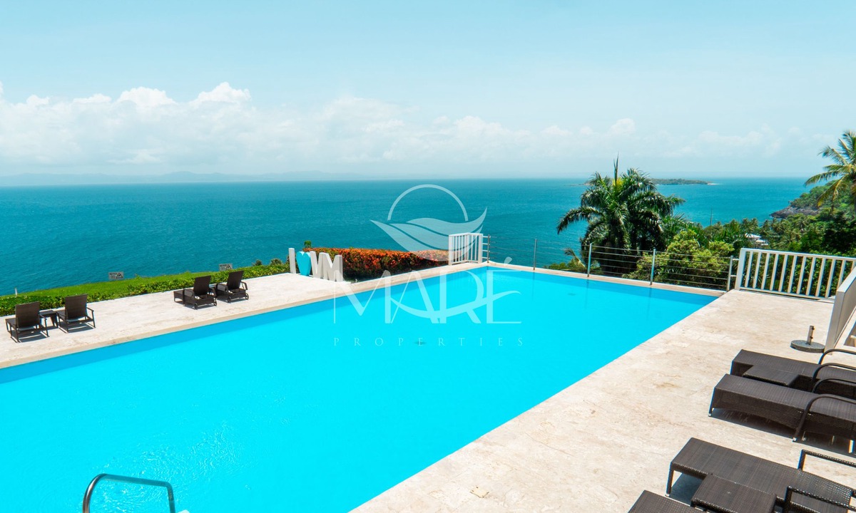 Samana Apartment | 2BR condo - PRIVATE BEACH/Ocean view - TV, Wifi, Gym, Pool
