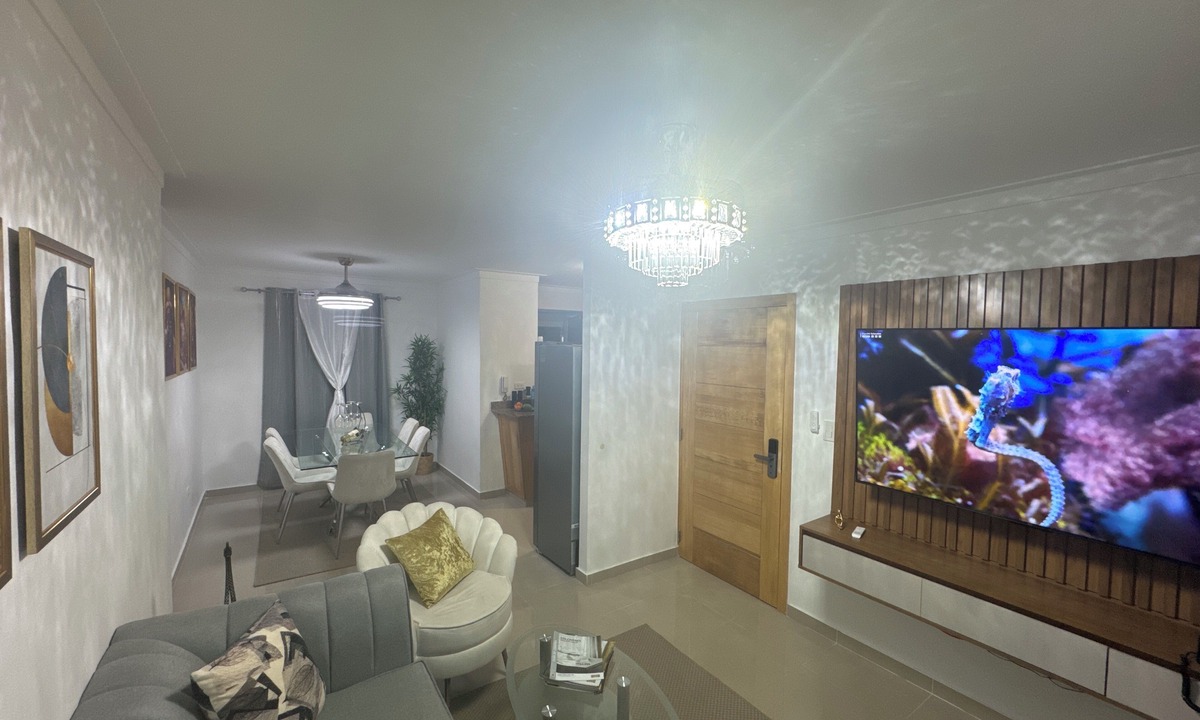 Santo Domingo Oeste Apartment | Apartamento nuevo con WI-FI + TV 4K 65" + gimnasio + parqueo Santo Domingo Oeste
