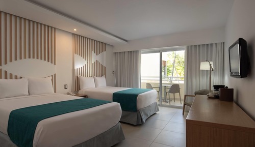 Premium Room, 2 Double Beds, Mobility Accessible, Ocean View (Balcony or Terrace)