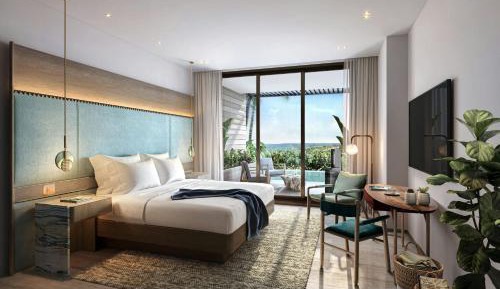One-Bedroom Residence with King Bed and Ocean View
