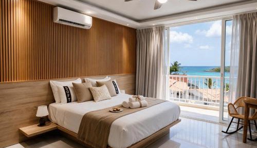 Deluxe Double Room with Balcony and Sea View