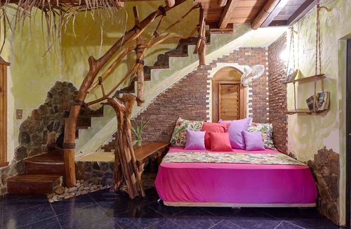 Las Galeras Ski Chalet | Chalet #4 Caribbean, grand pool villa at Chalet Tropical bio-hotel