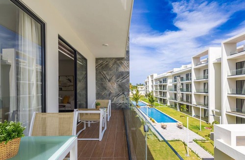 El Cortecito Apartment | 2BR Oasis in Eden Tropical - BBQ Pool Near Beach
