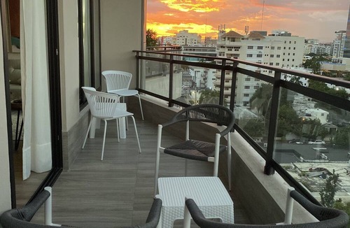 Downtown Santo Domingo Condo | Living I (Piantini)with Amazing View(Pool&Gym&SPA
