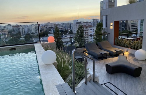 Downtown Santo Domingo Condo | Living I (Piantini)with Amazing View(Pool&Gym&SPA