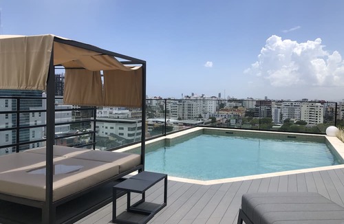 Downtown Santo Domingo Condo | Living I (Piantini)with Amazing View(Pool&Gym&SPA