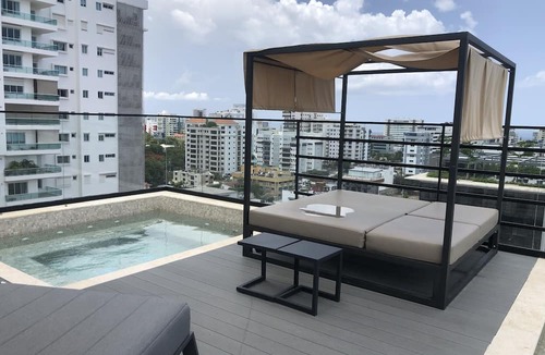 Downtown Santo Domingo Condo | Living I (Piantini)with Amazing View(Pool&Gym&SPA