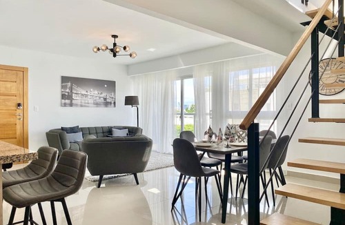 Santo Domingo Condo | Spacious 3 Bdrm Condo, 2nd Floor Family Area, Full AC, King Bed, Wi-Fi