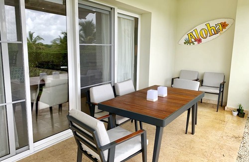 Bavaro Condo | NEW CONDO ON GOLF COURSE WITH PRIVATE CLUB BEACH