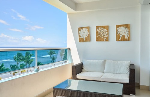 Juan Dolio - El Pueblo Apartment | Marvelous Ocean Views, Harmony 6FLR Apt at Las Olas Metro Country Club - Unit #2