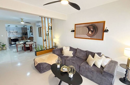Santiago Province Apartment | Boho Luxury Stay Pool Gym/Near Everything