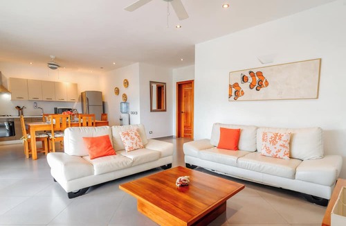 Puerto Bahia Apartment | Modern apartment with terrace sea view - 2BR AC - 20M Beach - Pools - Wifi