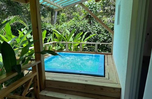 Sanchez Apartment | Tropical Getaway: Bungalow with Jacuzzi and Pool