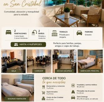 San Cristobal Apartment | Modern Apartment 2bed Terrace Parking