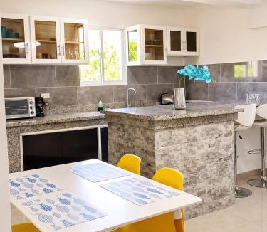 San Pedro de Macoris Apartment | Premium Beachfront King Bed AC WiFi Parking