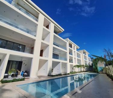 La Iglesia Apartment | Dream House Las Terrenas Terraza privada & Jacuzzi