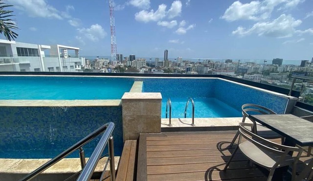 Luxurious Downtown Apt, Rooftop Pool, Gym