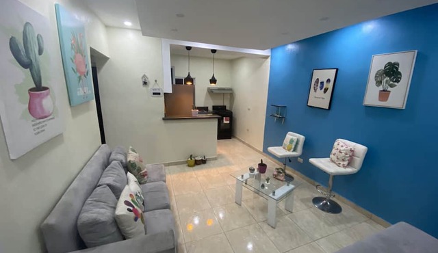 Furnished and comfortable apartment. It is located in a central part