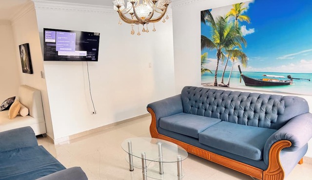 Santiago Amazing 4bedrooms Apt for Group, Spectacular Wifi, Close to all fun in Santiago de los Caballeros
