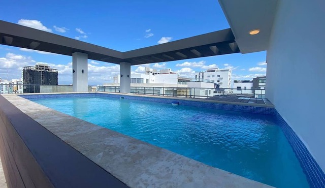 Goistay Elegant Refugio Caribeño 1br Gym Pool Naco APT 9F