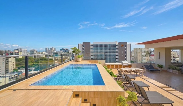 ®{Niza~City~Tower} @DowntownSD +Pool+Gym+Balcony in Santo Domingo