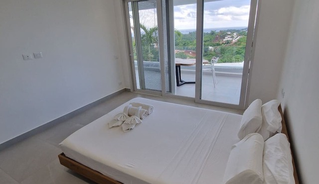 2 rooms and 1 bathroom in shared Luxury new Villa with view over sea and nature in las terrenas