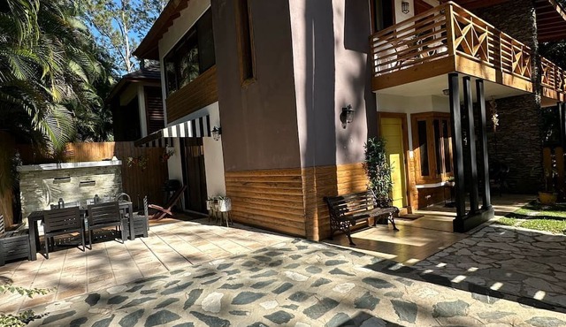 2.5-bedroom cabin in peaceful Jarabacoa with AC, WiFi. Enjoy nature in Jarabacoa